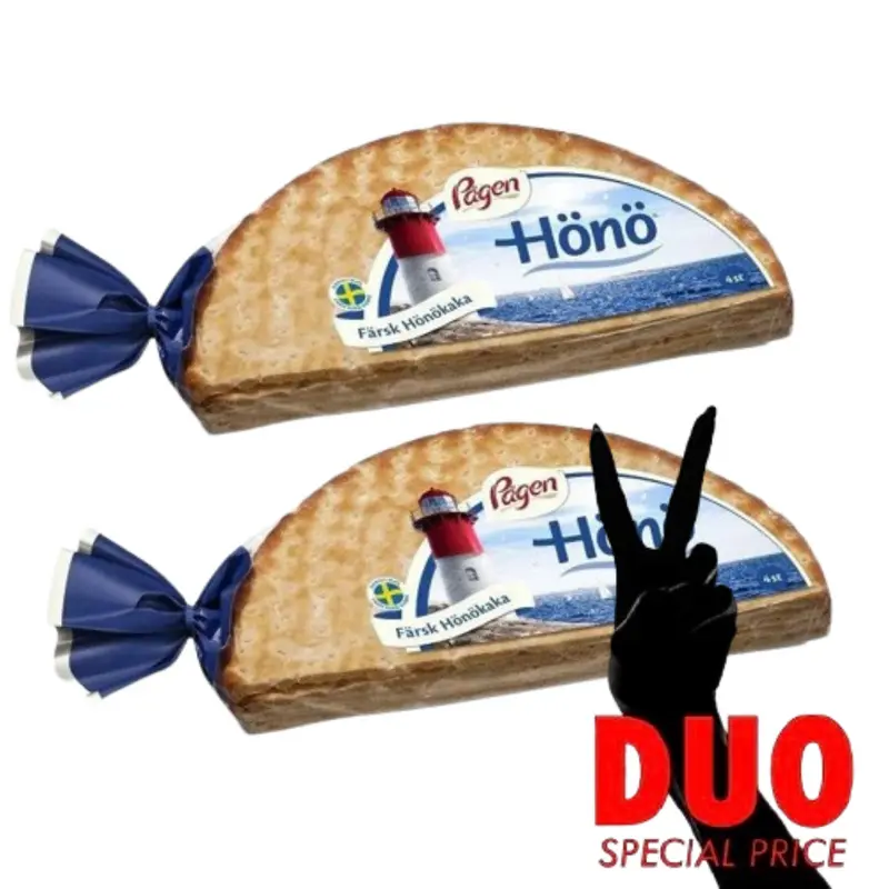 DUO Pågen Hönökaka -  Soft Bread 450g X 2