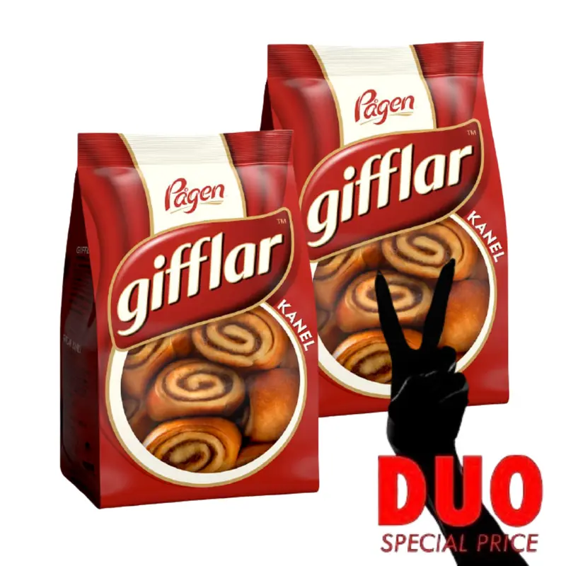 DUO Pågen Kanel Gifflar - Cinnamon Minibuns 300g X 2