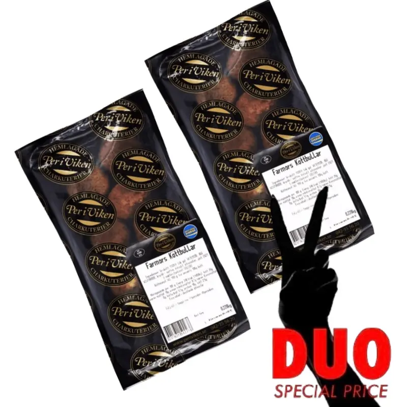 DUO Per i Viken Köttbullar - Meatballs 250 g X 2