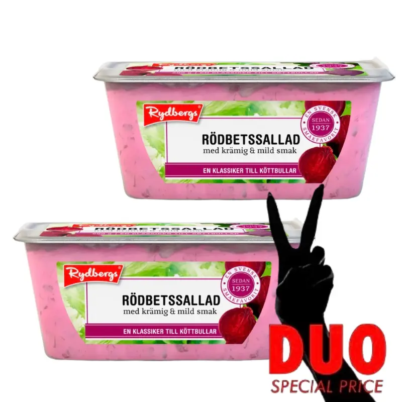 DUO Rydbergs Rödbetssallad - Beetroot salad 200 g X 2