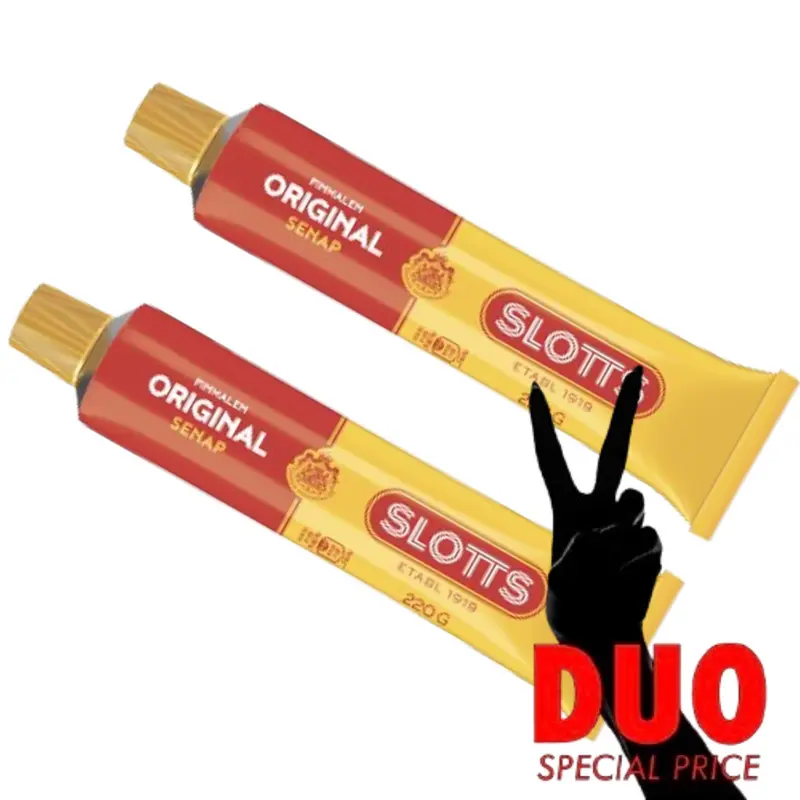 DUO Slotts Original Senap - Original Mustard 220gr X 2