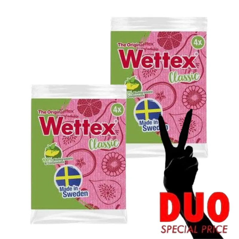 DUO Vileda Wettex - Dishcloth 4 pcs X 2