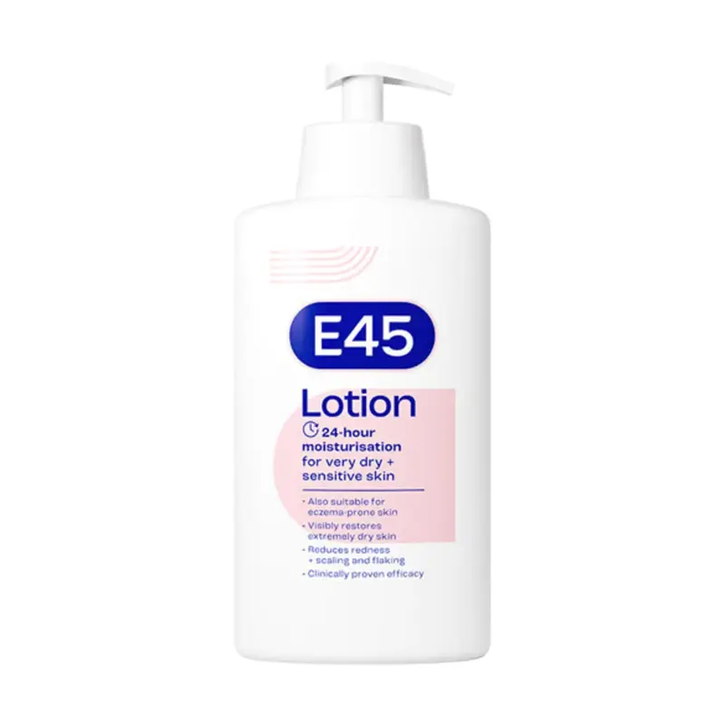 E45 Moisturiser Lotion, body, face and hands lotion 500ml