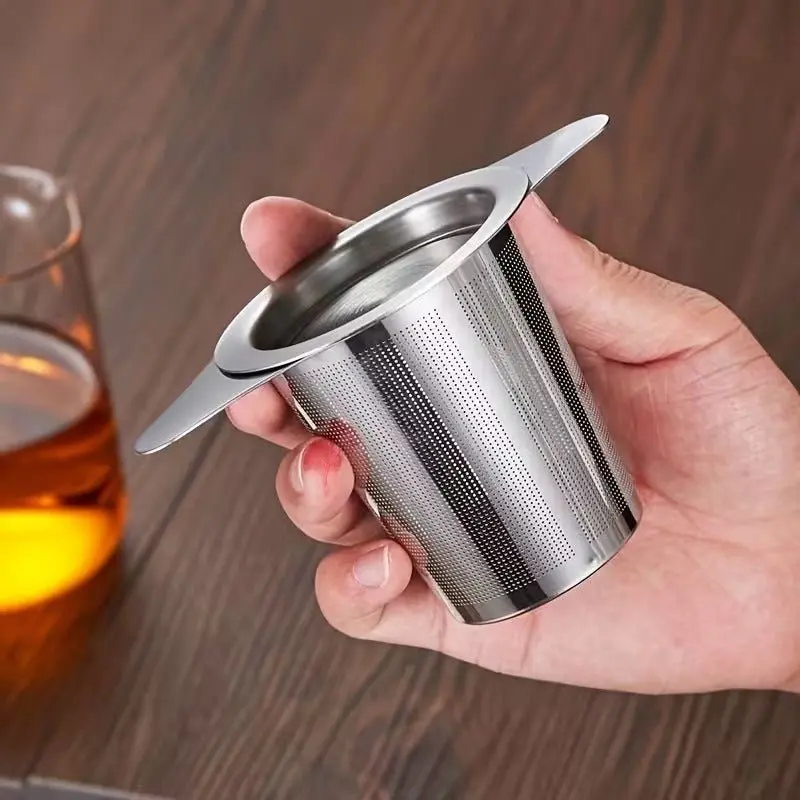 Edelstahl Teefilter mit Doppelgriff