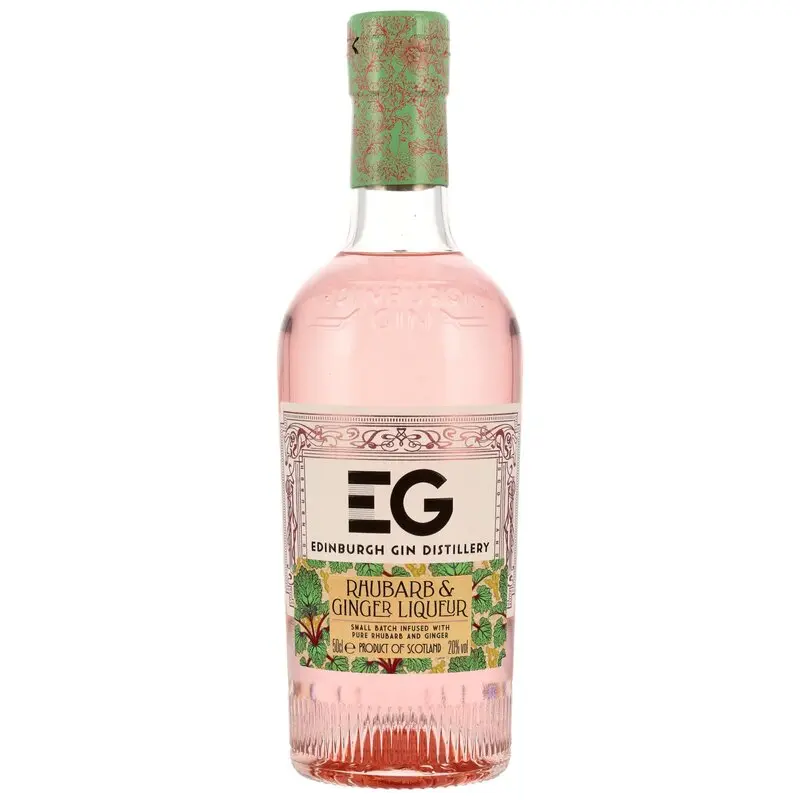 Edinburgh Rhubarb & Ginger Gin Liqueur Neue Ausstattung