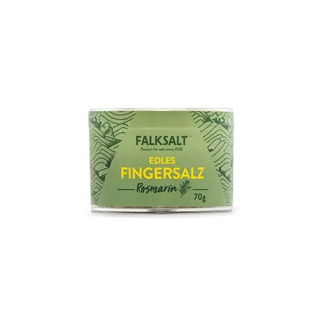 edles Fingersalz, Salzflocken Rosmarin, 70g
