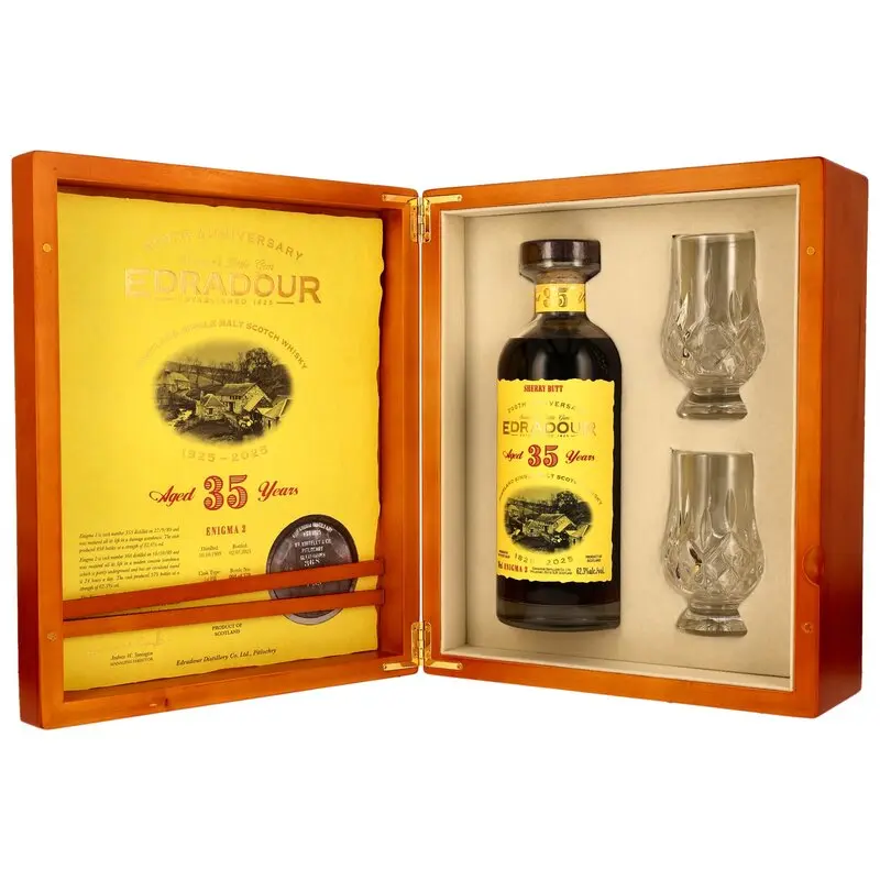 Edradour 1989/2025 - 35 y.o. - Enigma Part 2 - 1st Fill Sherry Butt #368 - 200th Anniversary