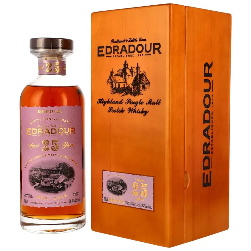 Edradour 1999/2025 - 25 y.o. - 1st Fill Bordeaux Cask #811 - 200th Anniversary