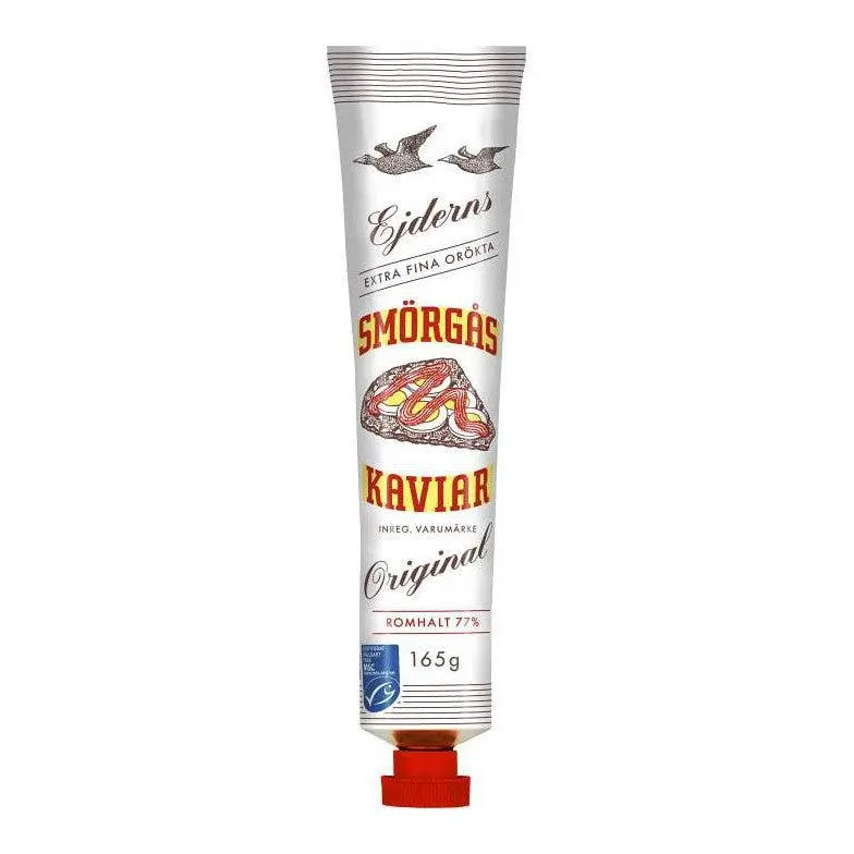 Ejderns Smörgås Kaviar Orökt - Unsmoked Cod Roe 165g