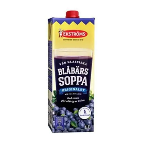 Ekströms Blåbärssoppa Original - Blueberry Soup 1 l
