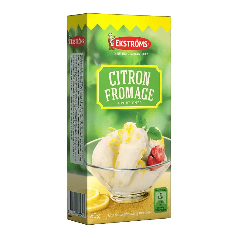 Ekströms Citronfromage - Lemon Fromage 4 portions