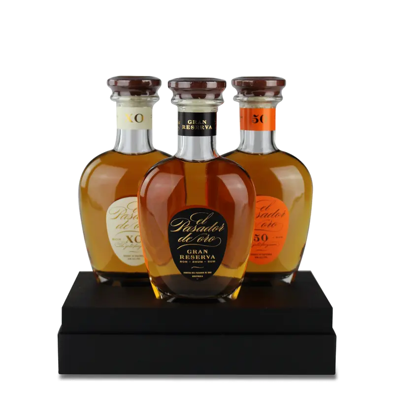 El Pasador de Oro Rum Set 3x20cl