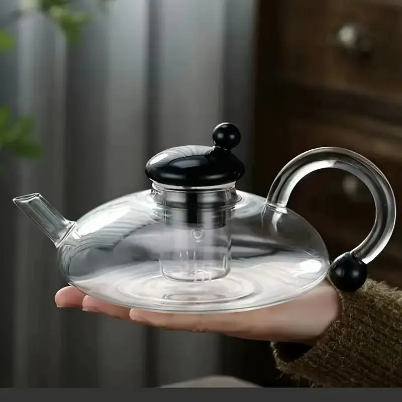 Elegante Glas-Teekanne – Premium Teekanne aus hitzebeständigem Glas