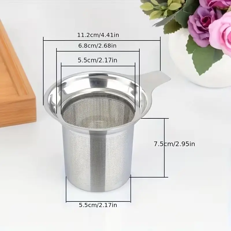 Elegantes Edelstahl-Teesieb für die anspruchsvolle Teekultur