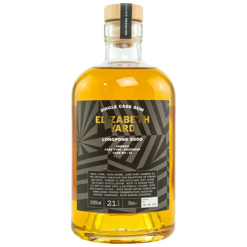 Elizabeth Yard Rum Long Pond Distillery 21 y.o.
