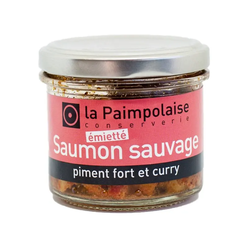 Émietté de saumon sauvage piment fort et curry