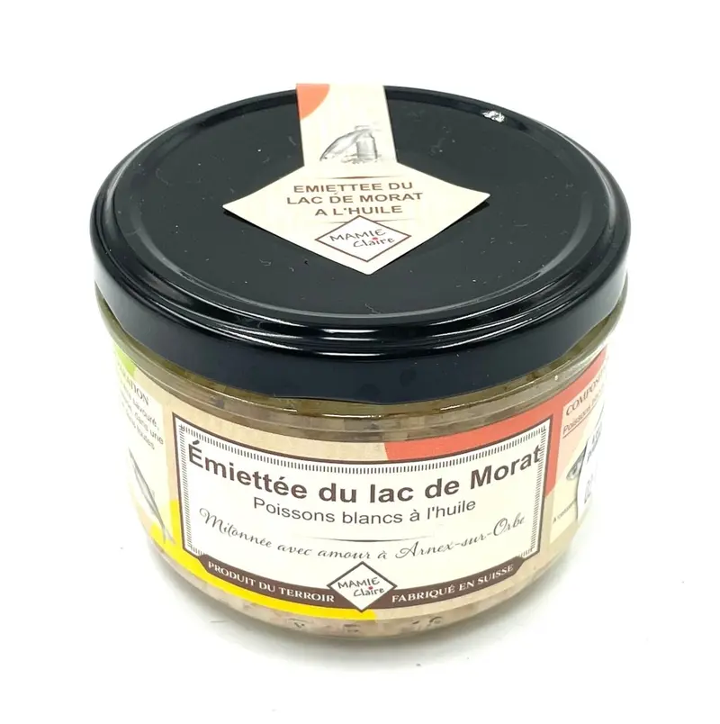 Émiettée du lac de Morat à l'huile de colza