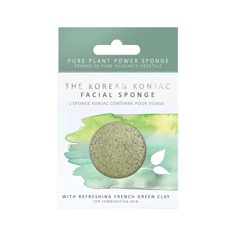 Éponge Konjac Argile Verte