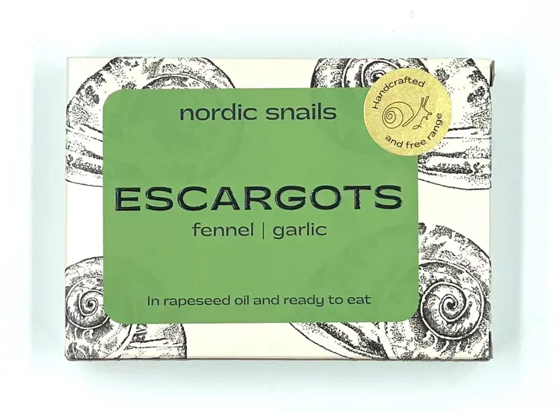 Escargots à l'huile de colza, fenouil et ail
