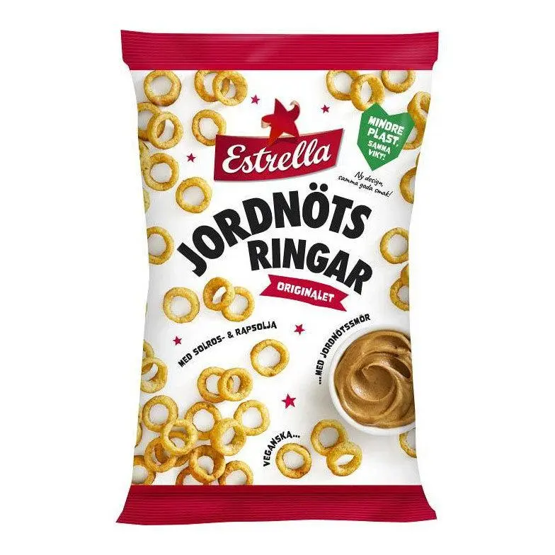 Estrella Jordnötsringar - Peanut Rings 250 g