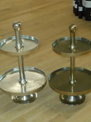 Etagere altsilber oder altgold H 64cm