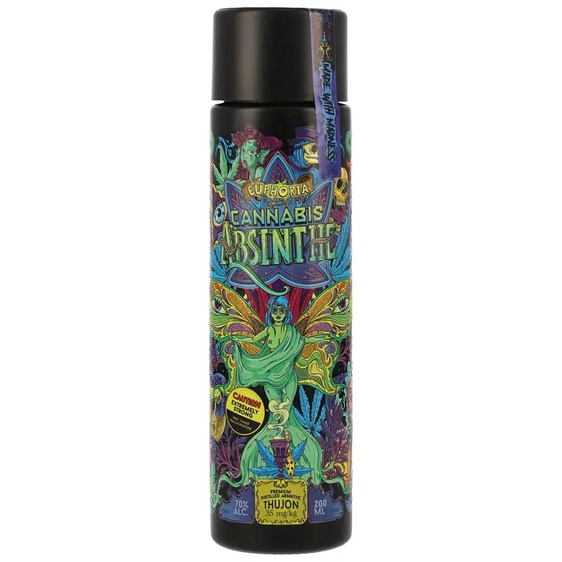 Euphoria Cannabis Absinthe 200ml - Made with Madness