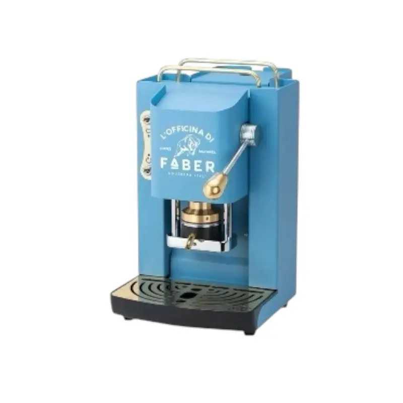 Faber Pro Deluxe Hell Blau Kaffeemaschine für Pads E.S.E