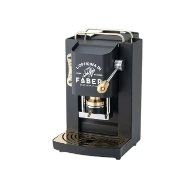 Faber Kaffeemaschine für Pads E.S.E - Pro Mini Deluxe Schwarz