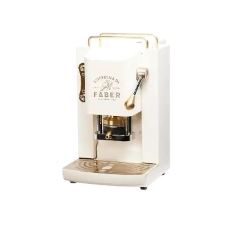 Faber Pro Deluxe Weiss Kaffeemaschine für Pads E.S.E