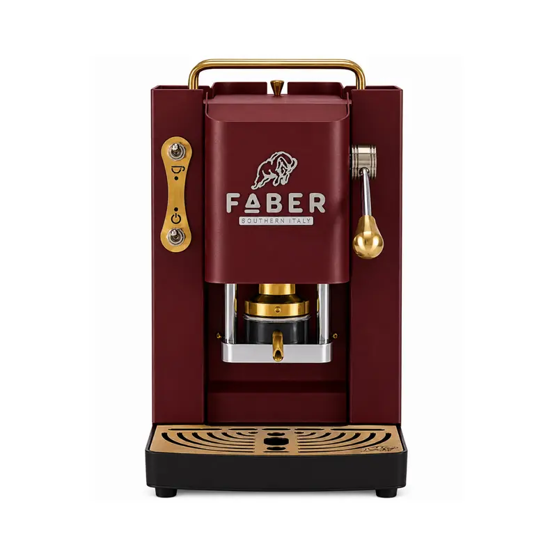 Faber Pro de Luxe 3.0 Cherry Red ES.E Pads Kaffeemaschine Bei Prima Tazza AG Kaufen (FAB07)