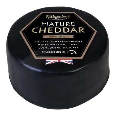 Falbygdens Mature Cheddar - Matured Cheddarpuck 200 g