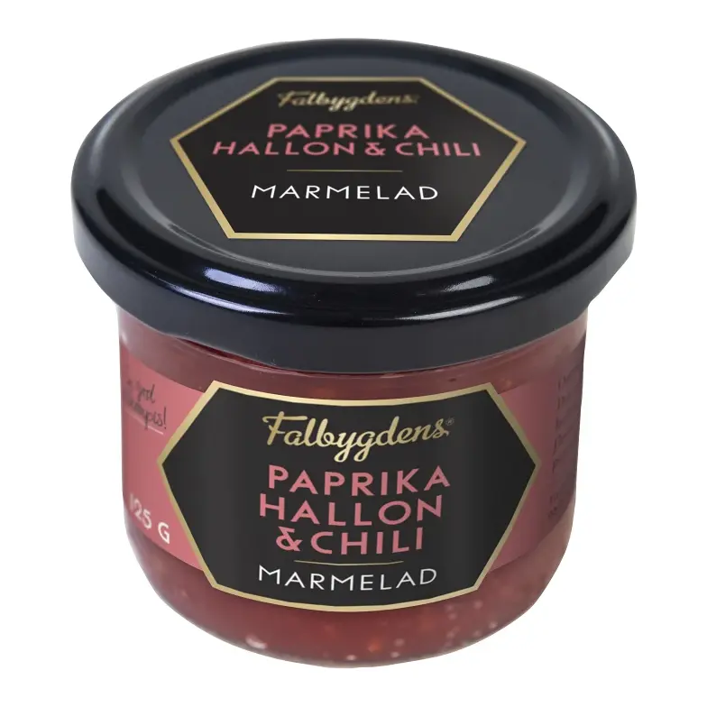 Falbygdens Paprika, Hallon & Chili Marmelad - Pepper Raspberry & Chili Marmelade 125 g