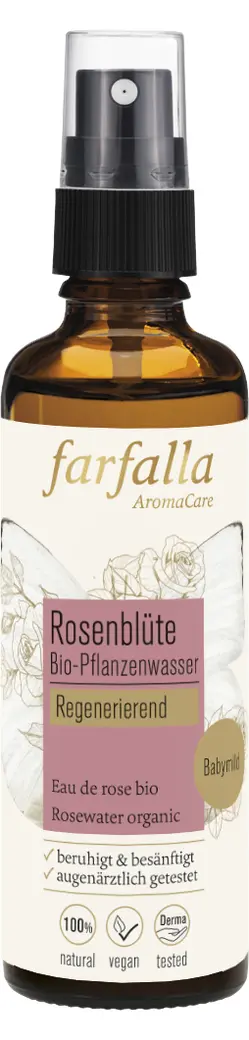 Farfalla Bio-Pflanzenwasser | Rosenblüte