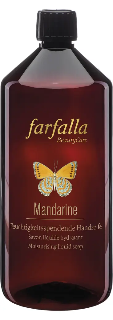 Farfalla | Flüssige Handseife Mandarine | 1L Nachfüllflasche