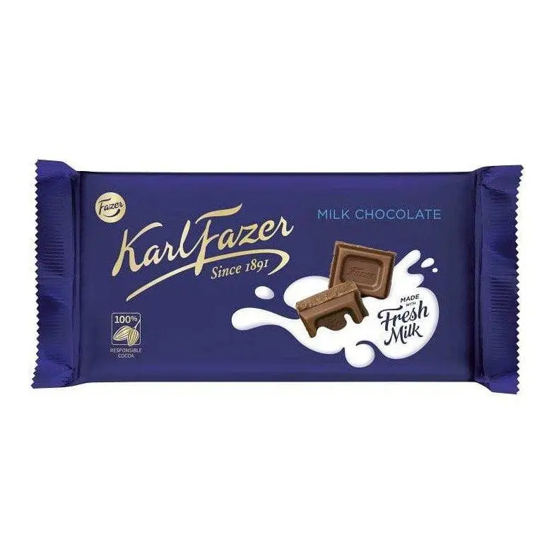 Fazer Chokladkaka Mjölkchoklad - Chocolate bar 145g