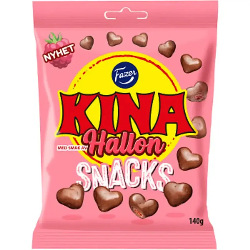 Fazer Chokladpåse Kina Hallon Snacks  - 140g