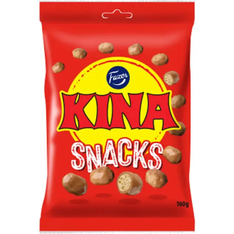 Fazer Chokladpuffar Kina Röd Snacks - 160g