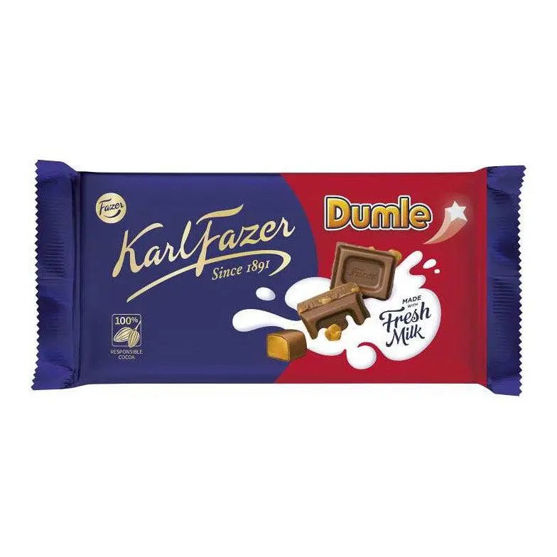Fazer Dumle Chokladkaka - Chocolate Bar 145g