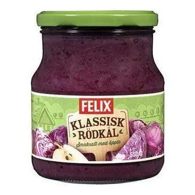 Felix Klassisk Rödkål -  Red Pickled Cabbage 550g