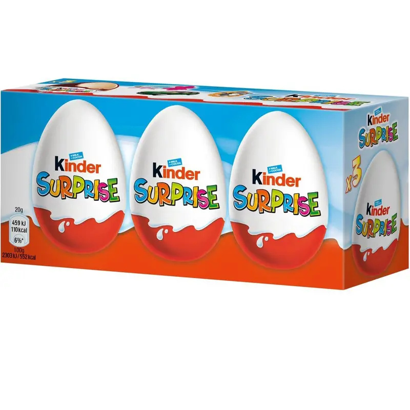 Ferrero Kinder Surpriseägg - Kinder Surprise eggs - 3-p 60g