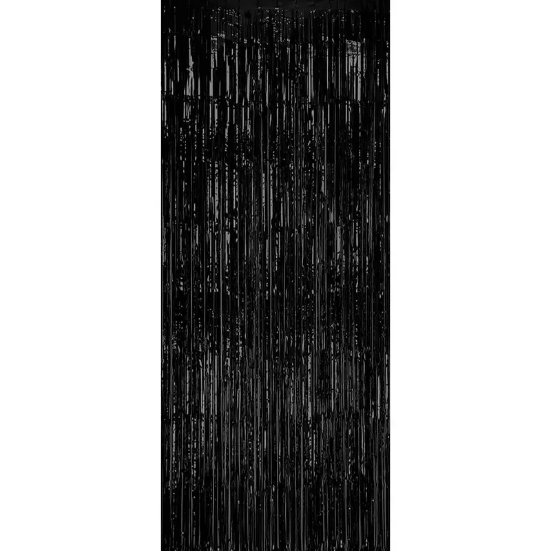 Festive Draperi Halloween svart – Black Halloween Curtain - 240 × 90cm