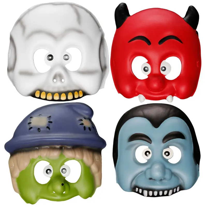 Festive Halloweenmask barn – Children’s Halloween Mask - 1 pc, assorted design
