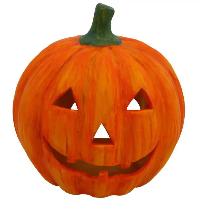Festive Ljuslykta Pumpa – Pumpkin Candle Lantern - 19cm (listed)
