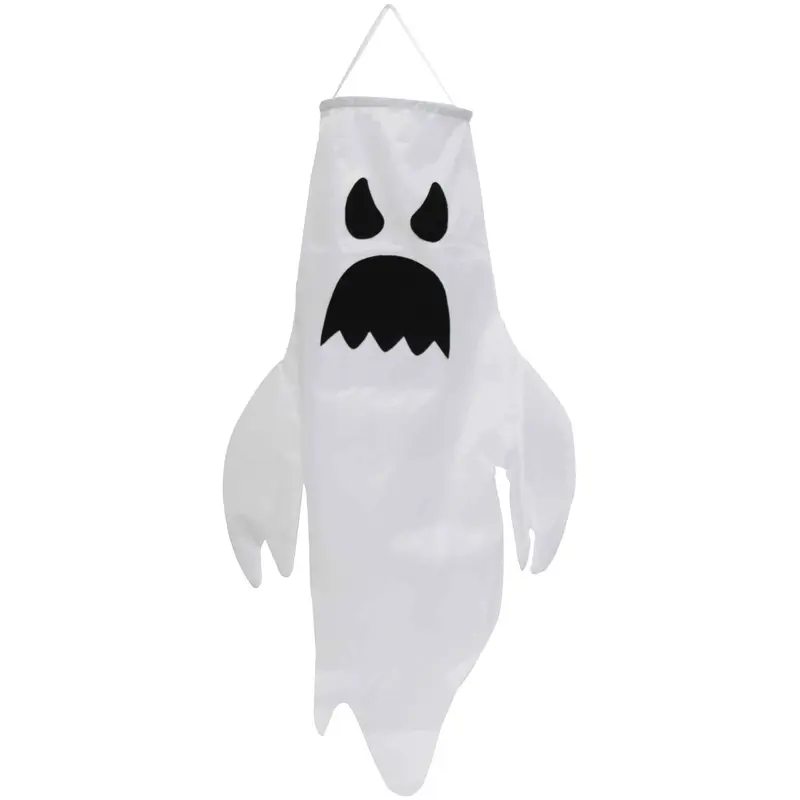 Festive Spöke hängande vit – White Hanging Ghost - 80 × 56cm