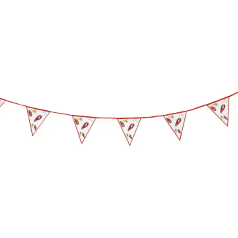 Festive Vimpelgirlang 8m Kräfta - Pennant garland 8m Crab