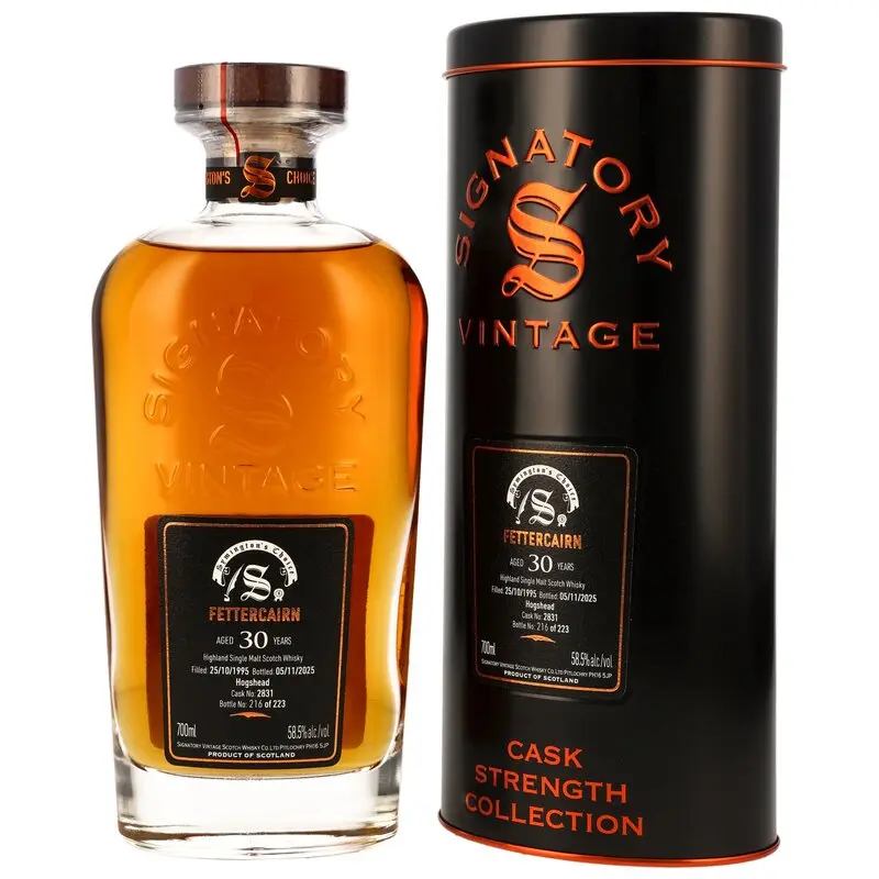 Fettercairn 1995/2025 - 30 y.o. - Hogshead #2831 - Signatory Symingtons Choice