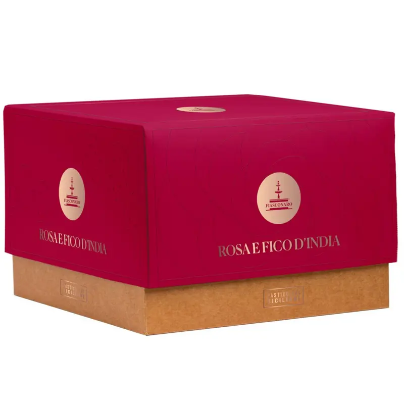 FIASCONARO Panettone Rose & Fico d'India (Rosen & Kaktusfeige) - 1kg