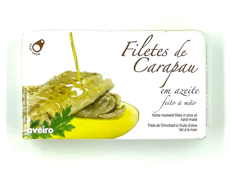 Filets de chinchards à l'huile d'olive