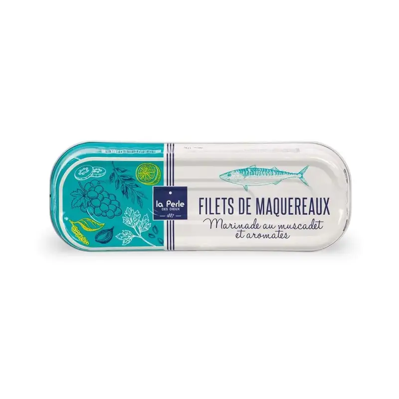 Filets de maquereaux marinade au muscadet et aromates