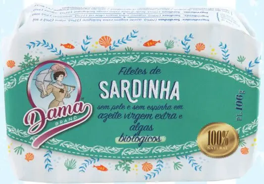 Filets de sardines à l'huile d'olive extra vierge et algues bio